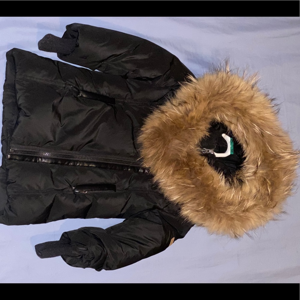 COPY - Mackage Girls' Fur Trim Down Coat size 4